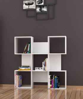 Kệ sách trang trí 101.2 - Gỗ MDF (DxRxC) 1200 x 200 x 1200 mm